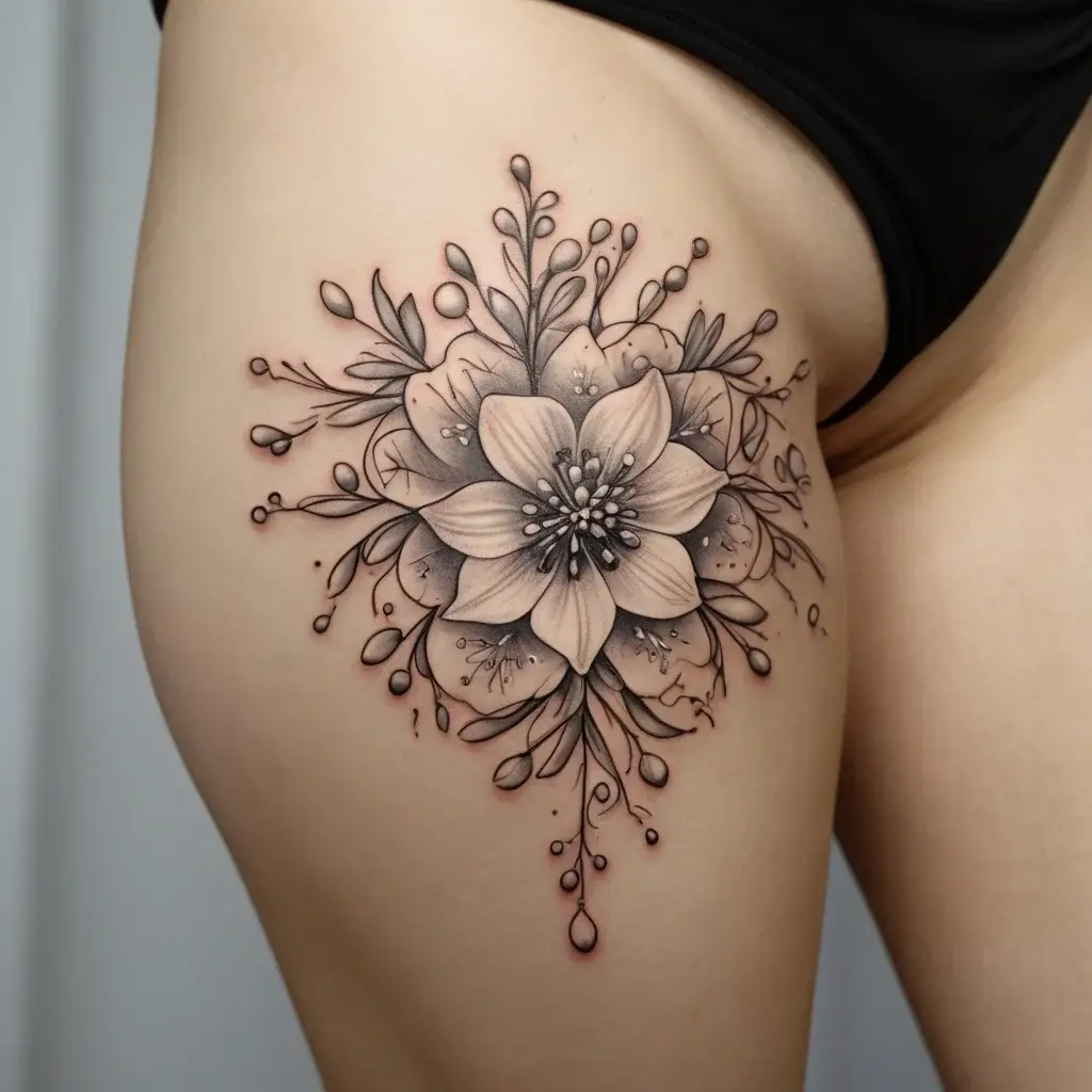 Snowdrop Flower Tattoos (49)