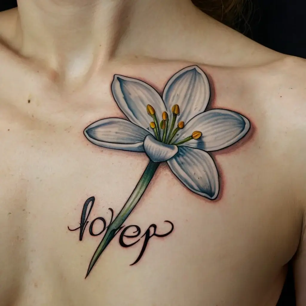 Snowdrop Flower Tattoos (51)