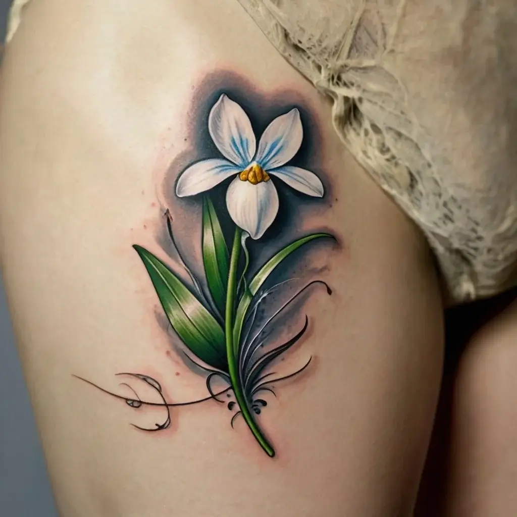 Snowdrop Flower Tattoos (53)