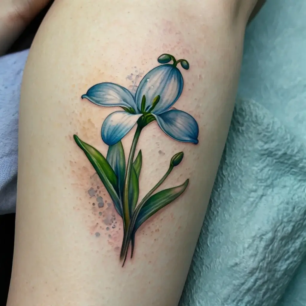 Snowdrop Flower Tattoos (55)