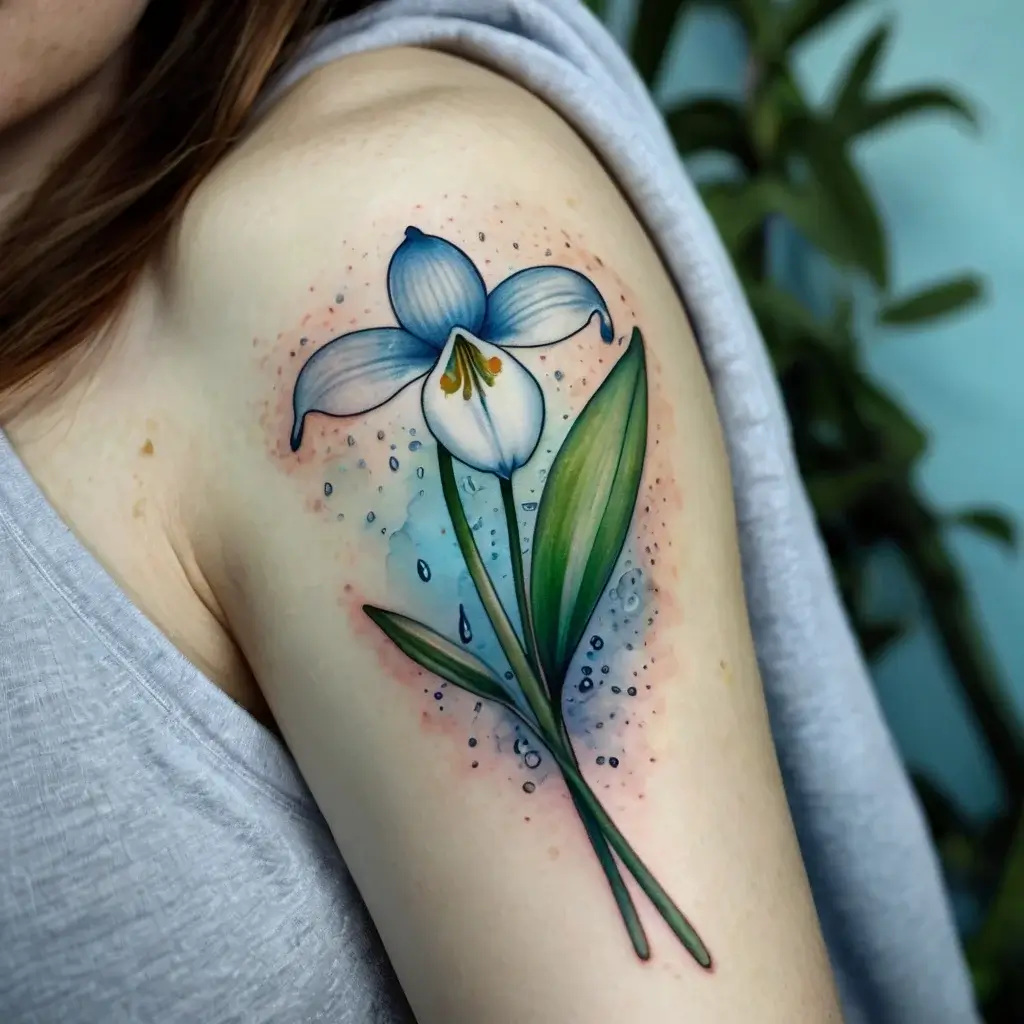 Snowdrop Flower Tattoos (56)