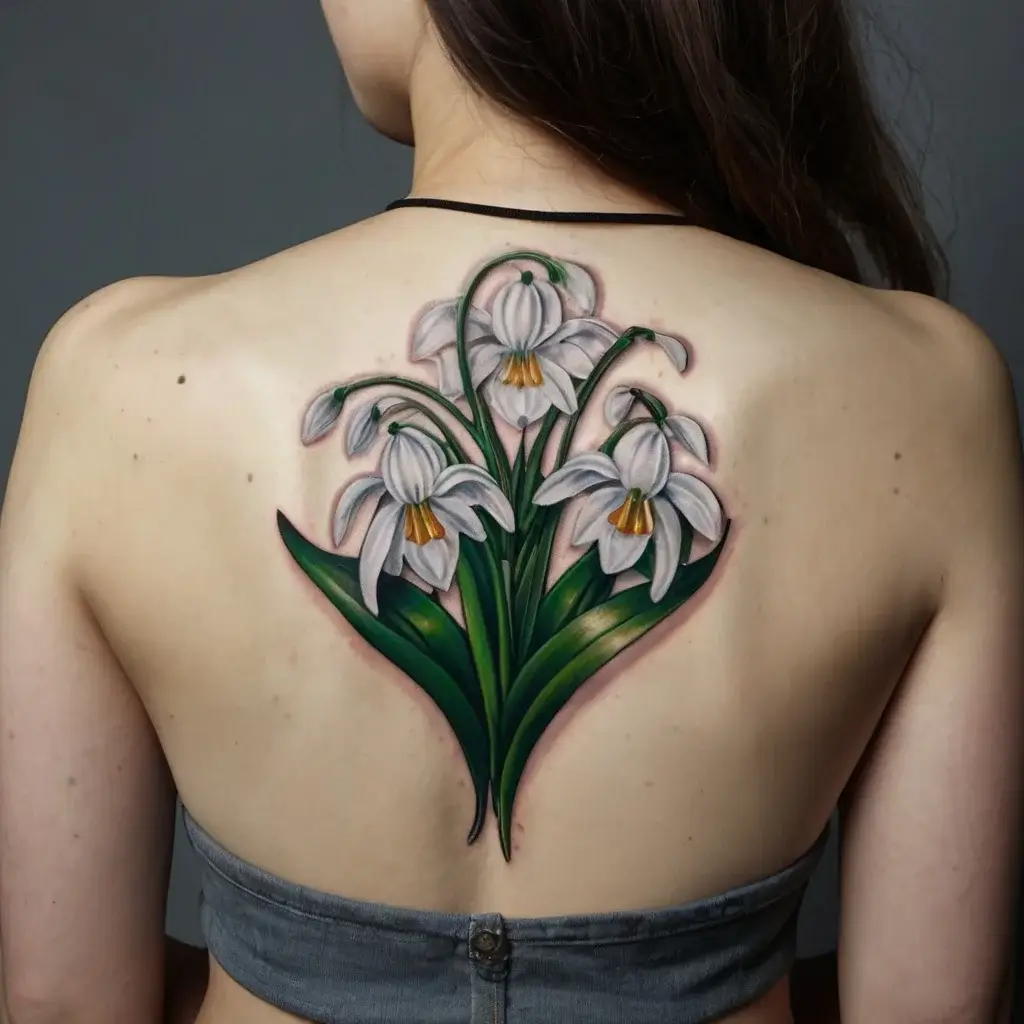 Snowdrop Flower Tattoos (65)