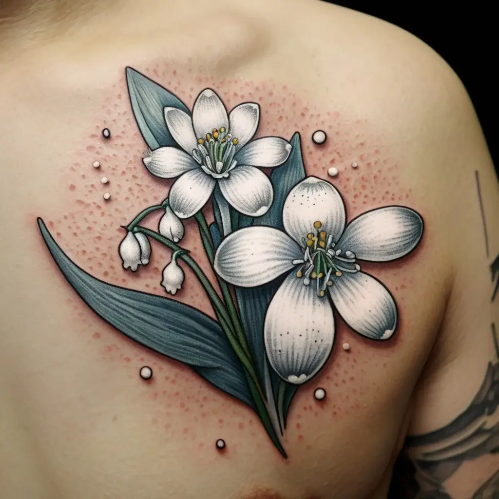 Snowdrop Flower Tattoos (7)