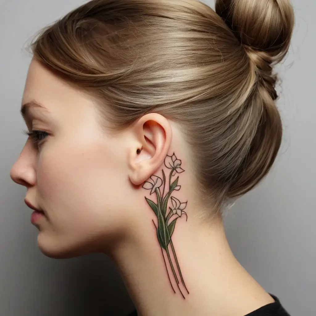 Snowdrop Flower Tattoos (73)