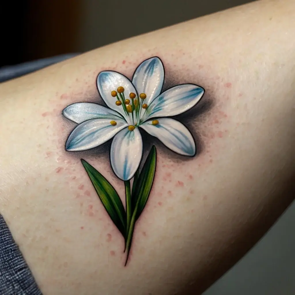 Snowdrop Flower Tattoos (74)