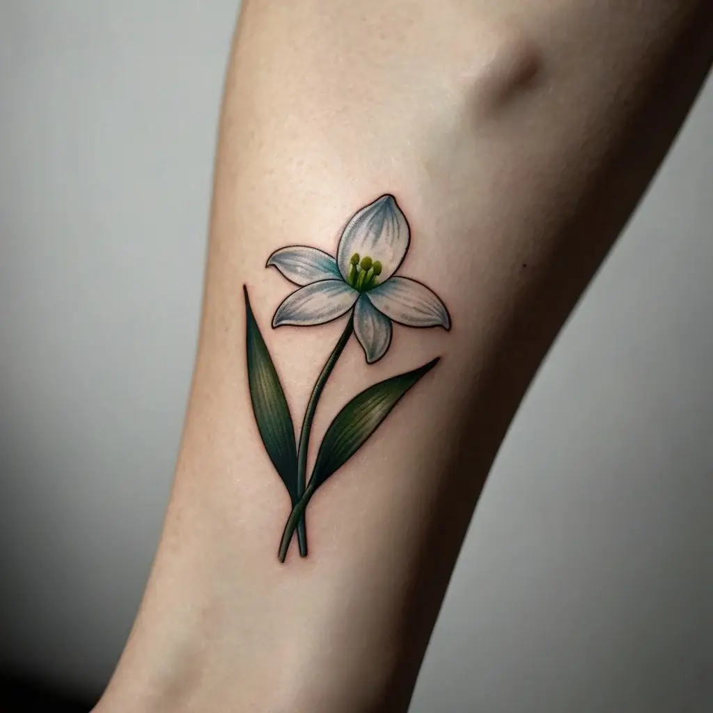 Snowdrop Flower Tattoos (75)