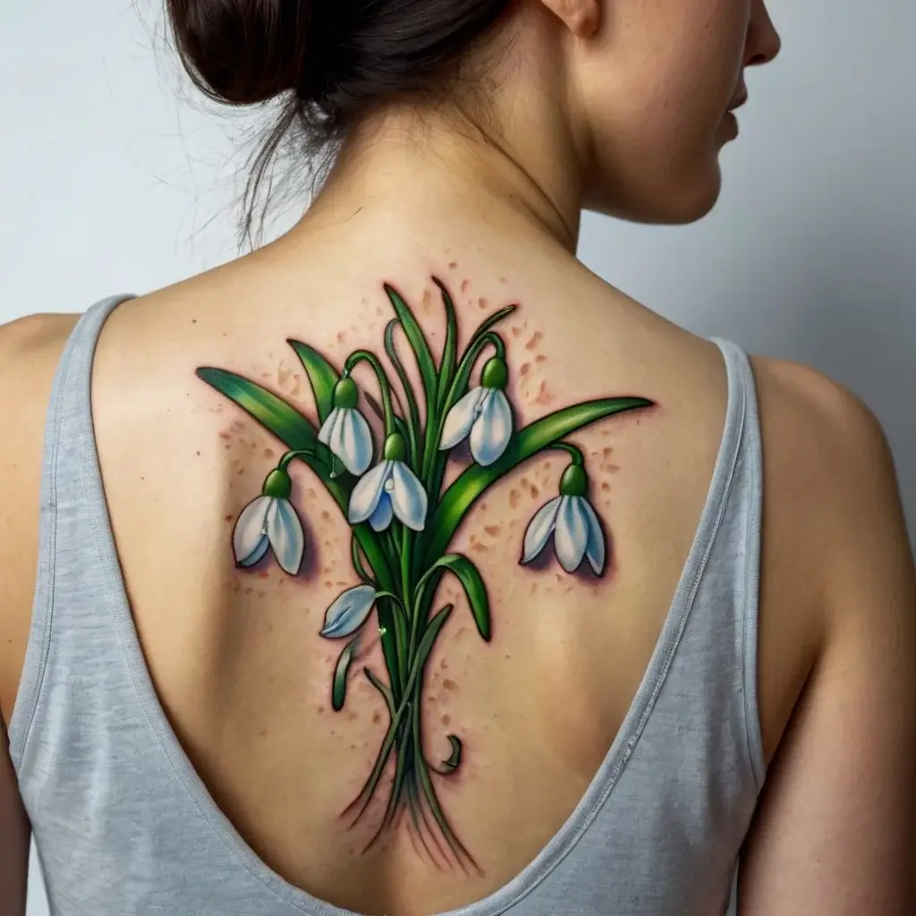 Snowdrop Flower Tattoos (76)