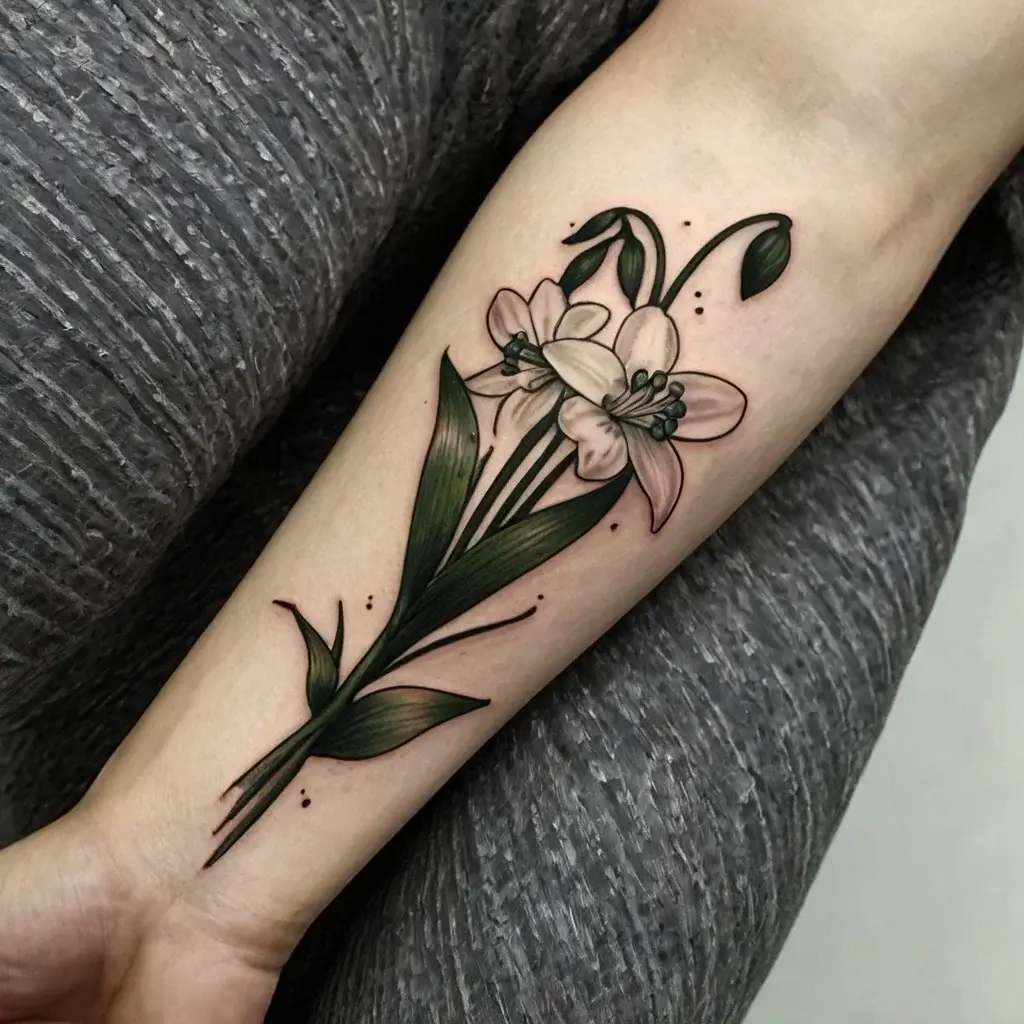 Snowdrop Flower Tattoos (78)