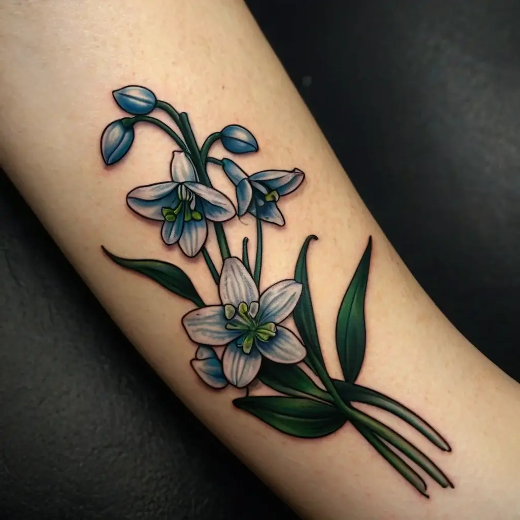 Snowdrop Flower Tattoos (79)