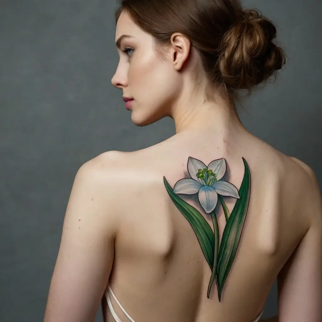 Snowdrop Flower Tattoos (82)