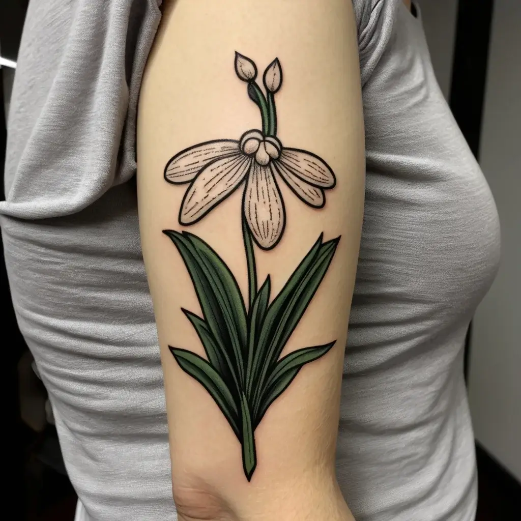 Snowdrop Flower Tattoos (9)