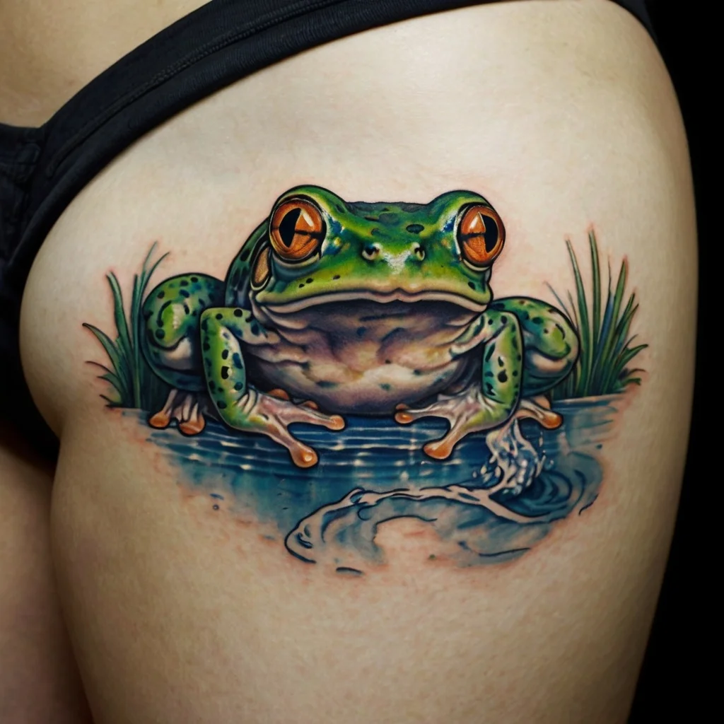 frog tattoos (70)