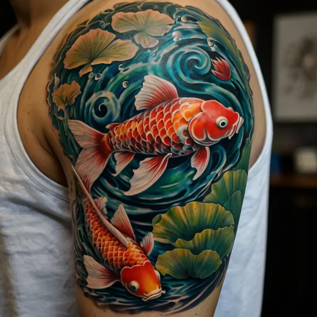 koi fish tattoos (146)