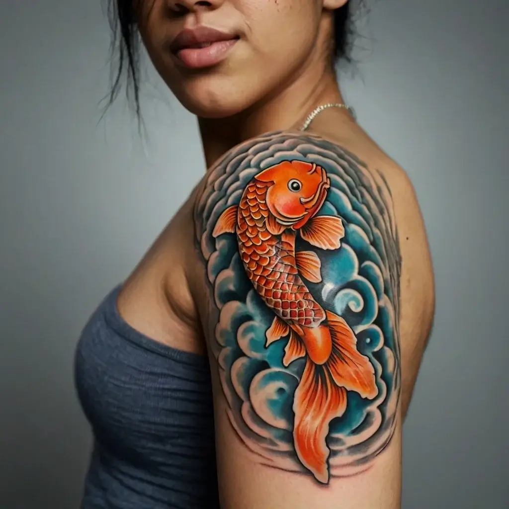 koi fish tattoos (150)