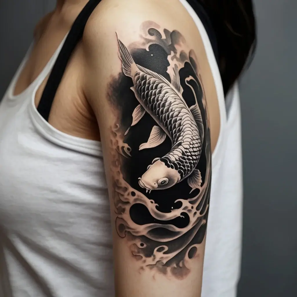 koi fish tattoos (37)