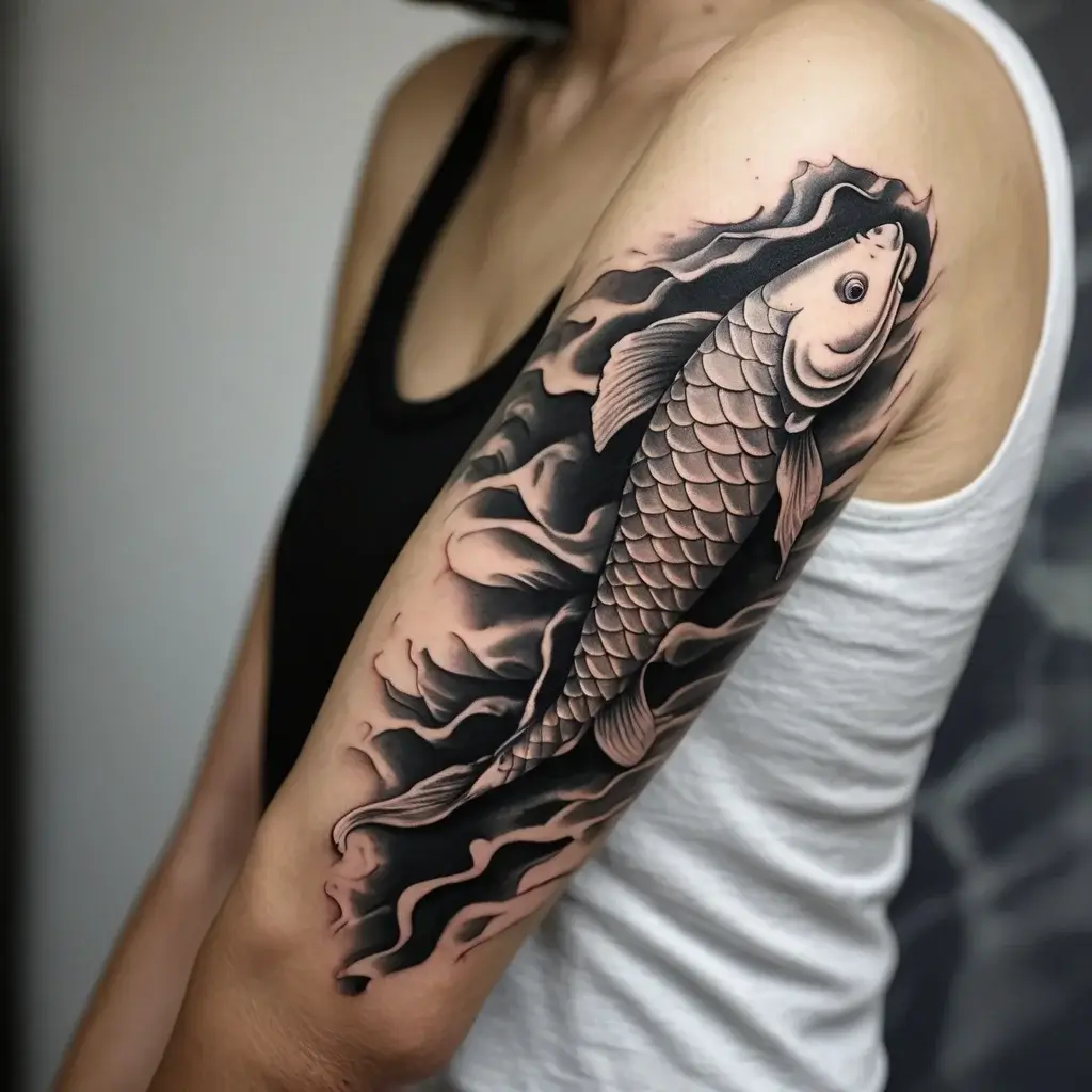 koi fish tattoos (38)