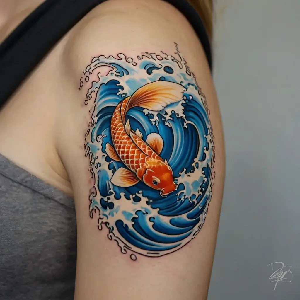 koi fish tattoos (44)