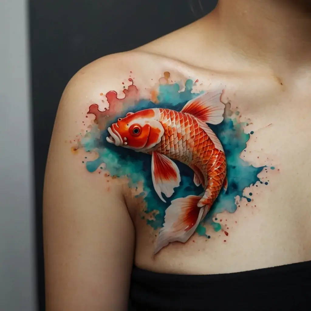 koi fish tattoos (49)