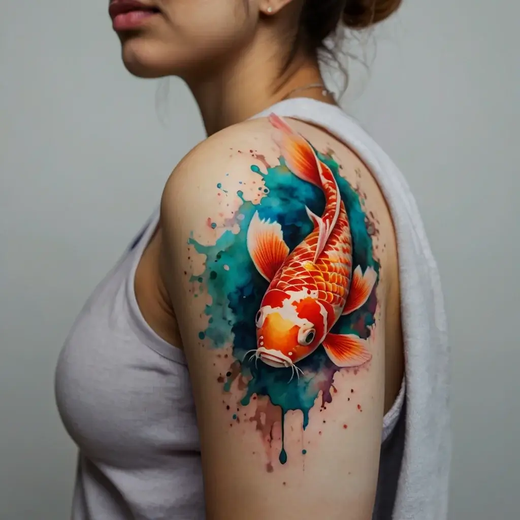 koi fish tattoos (50)