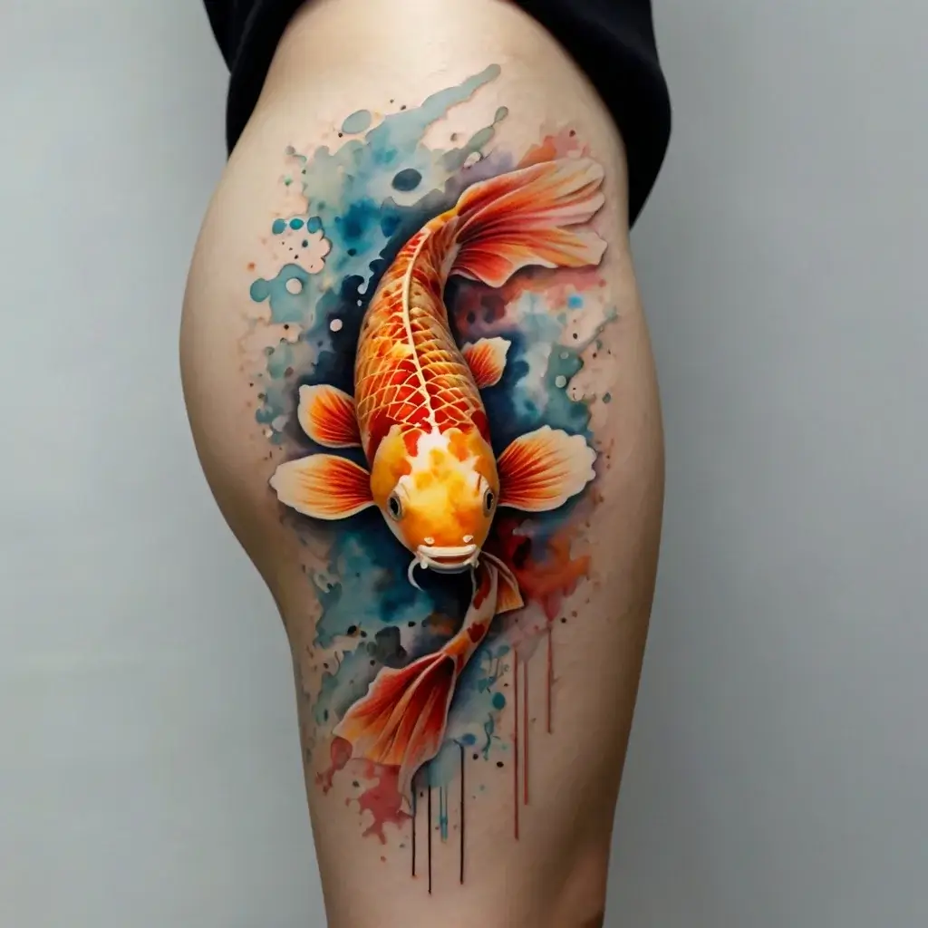 koi fish tattoos (62)