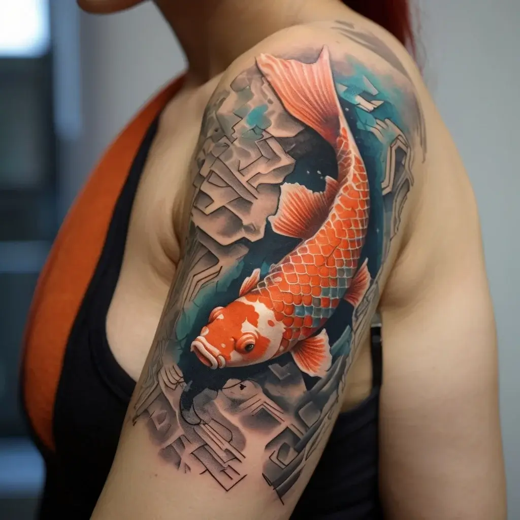 koi fish tattoos (7)